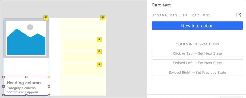 Text panel creating