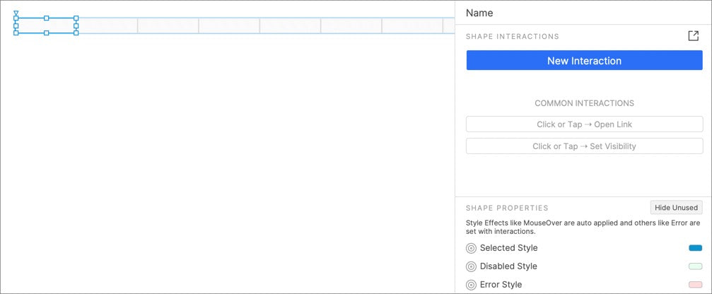 Widget style settings