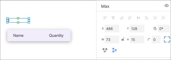 Max number and Hints panel