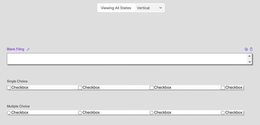 Make question and answer widgets