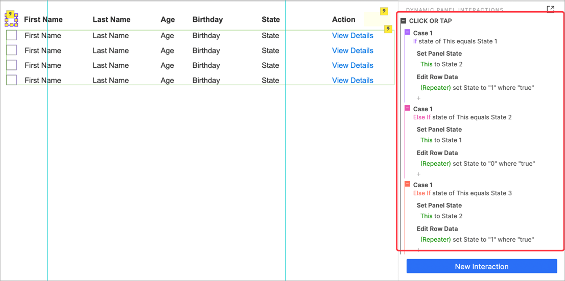 All checkbox