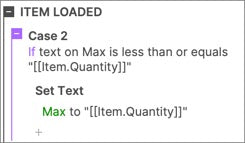 Count the maximum quantity number