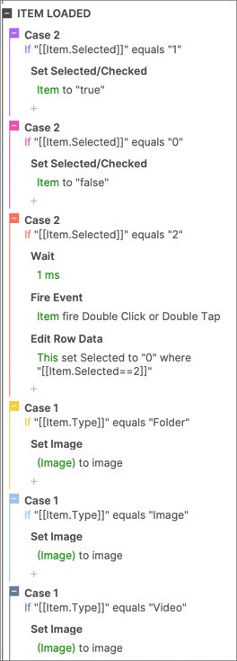 Item loaded event of repeater