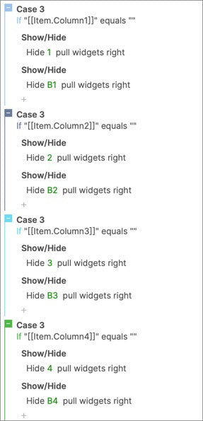 Hide blank widgets