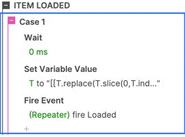 Item loaded