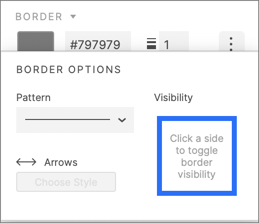 Border visibilty