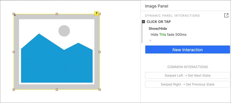 Large image interaction