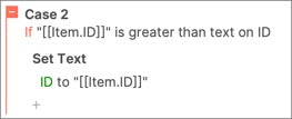 Item loaded Set id