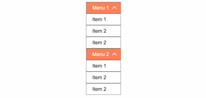 Dropdown menus