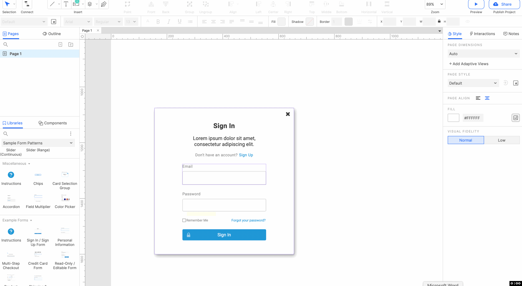 Nav to parent panel