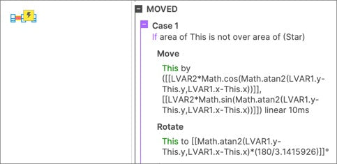 Moved interactions